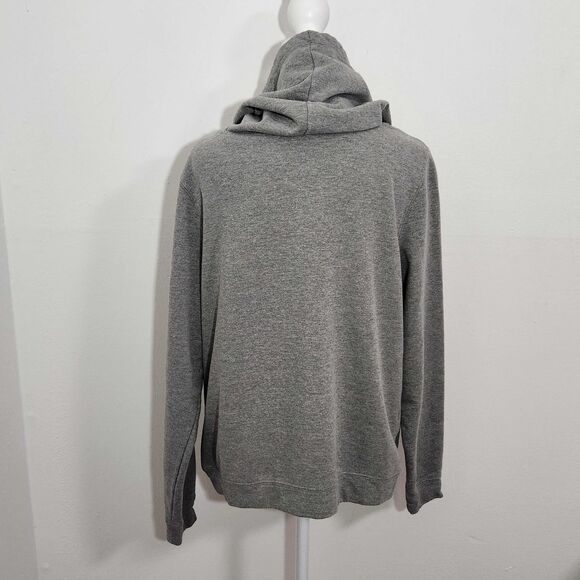 Auburn Tigers Sweatshirt with Funnel Neck Size Large Auburn Gray Sweatshirt - Picture 4 of 7